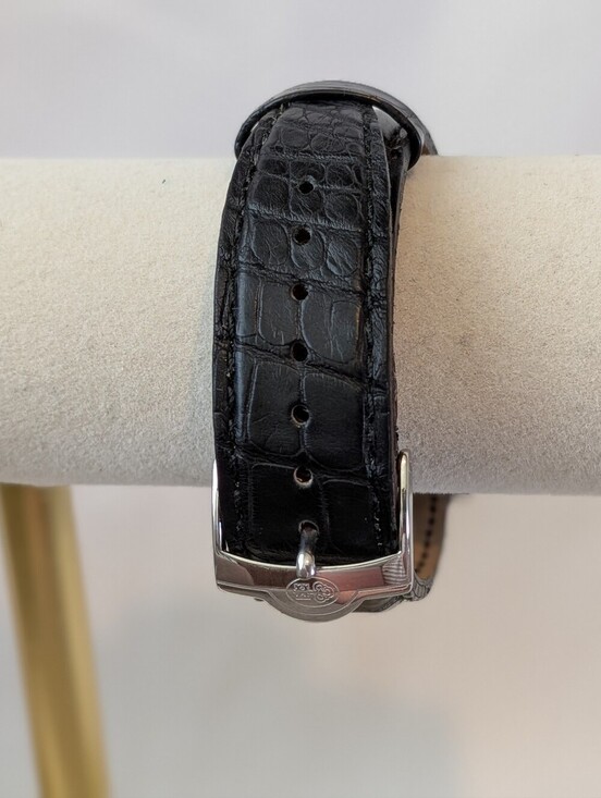 Corum Women\'s Black Leather Strap Diamond-Accented Watch main image 12